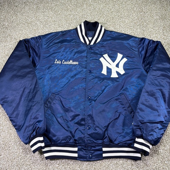 STARTER Other - Yankees Starter Satin Jacket 90s Size Large Diamond Collection Authentic USA